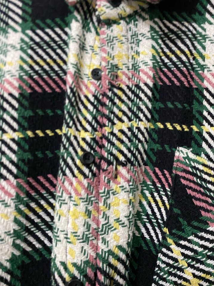 Düğmeli Çok Renkli Erkek Gömlek - Görsel 4