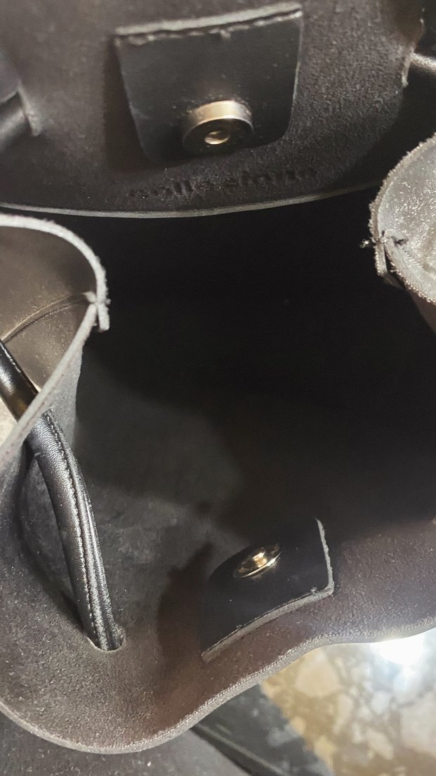 Siyah Deri Püsküllü Kadın Çanta - Görsel 2