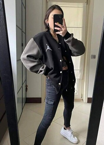 3 iplik şardonlu kolej ceket S-M-L-XL bedenler