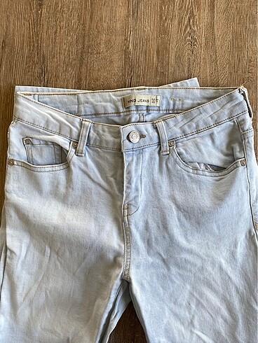 Mango Mango jeans açık mavi