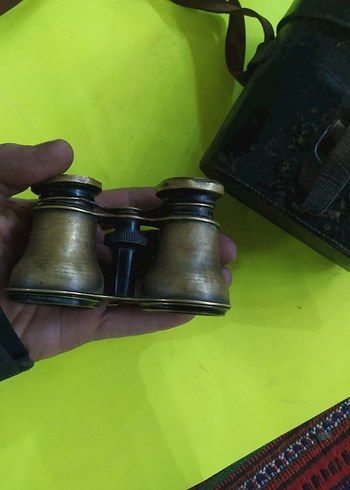 antika pirinç opera Dürbün - Görsel 4