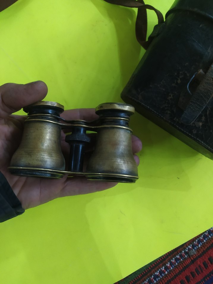 antika pirinç opera Dürbün - Görsel 4