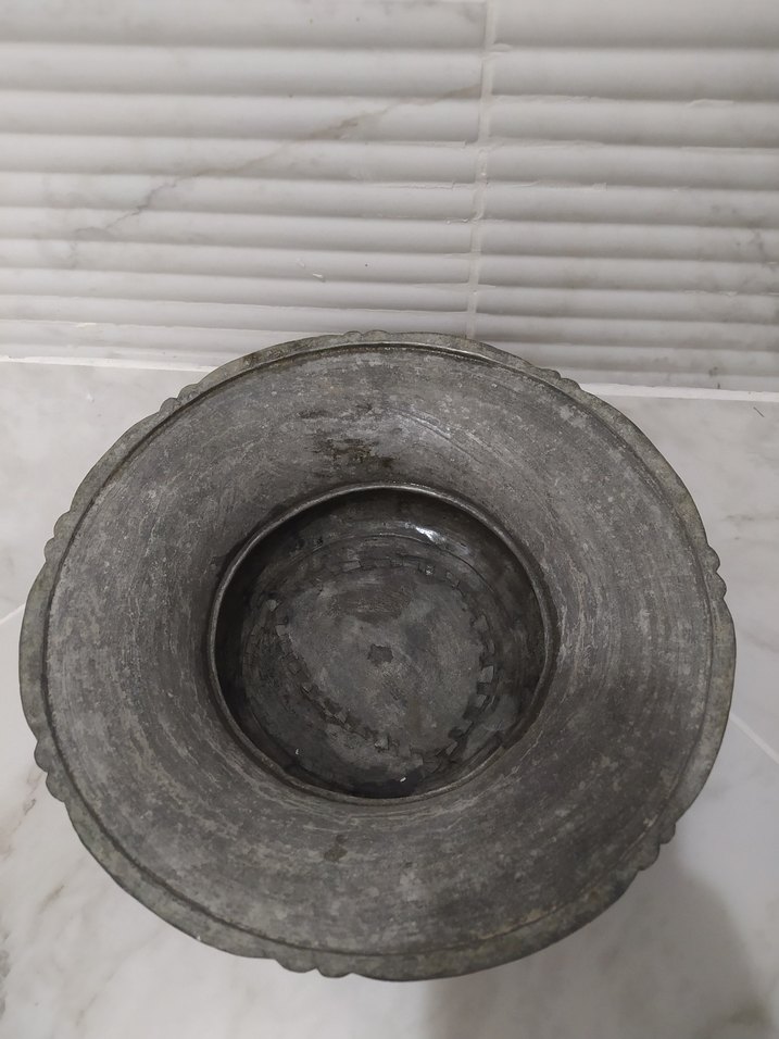 antika bakır ibrik ve lenger - Görsel 4