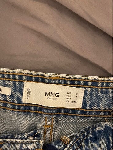 l Beden mango bol kesim kot pantolon