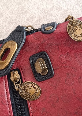  Beden Renk santoro London Bordo Gri krem kız Çocuk Okul Çantası