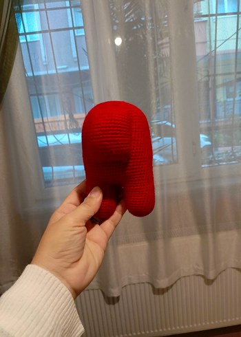 amongas Kırmızı Örgü  Oyuncak - Görsel 3