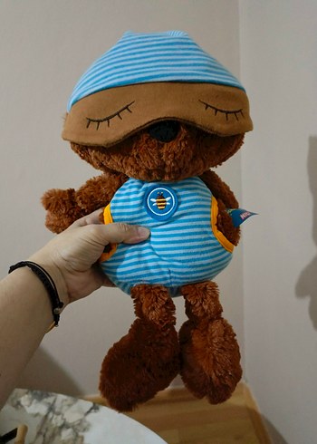 Renkli Kahverengi Peluş Oyuncak Ayı - Görsel 2