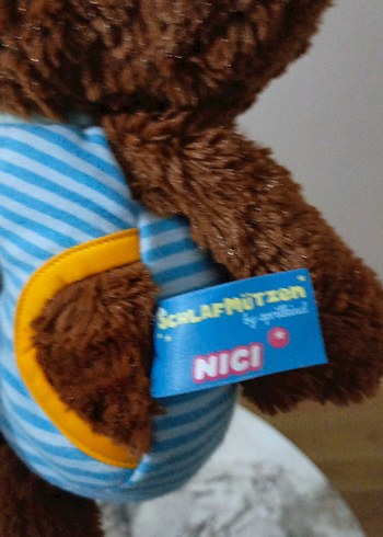 Renkli Kahverengi Peluş Oyuncak Ayı - Görsel 5