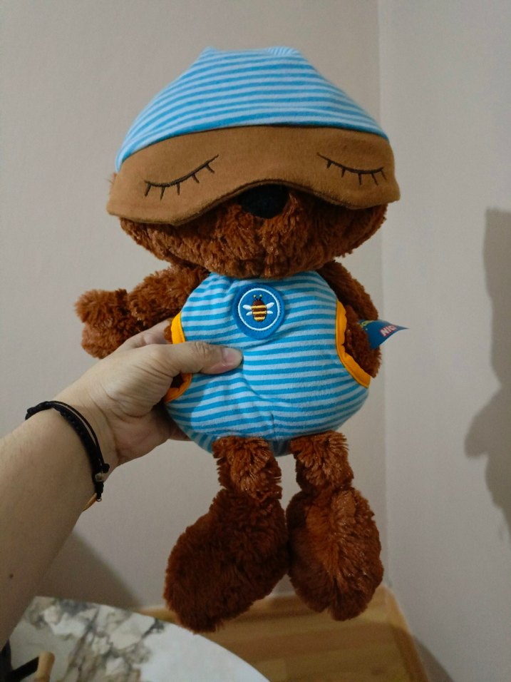 Renkli Kahverengi Peluş Oyuncak Ayı - Görsel 2