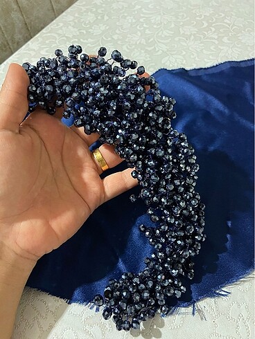 Diğer KRİSTAL BONCUKLU DÜĞÜN NİŞAN GELİN TACI