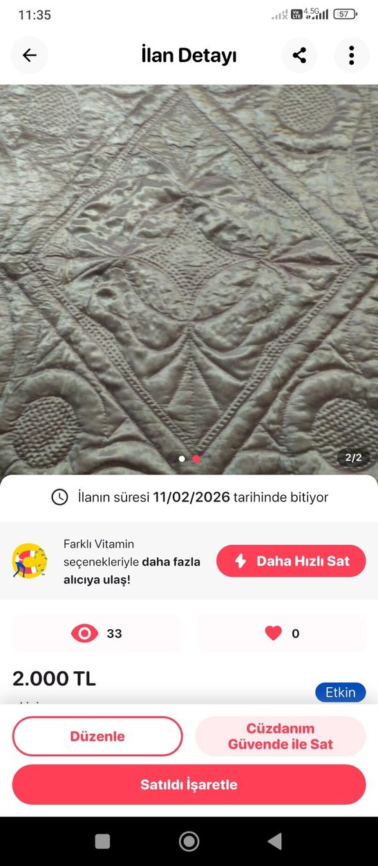 saten yorgan - Görsel 2