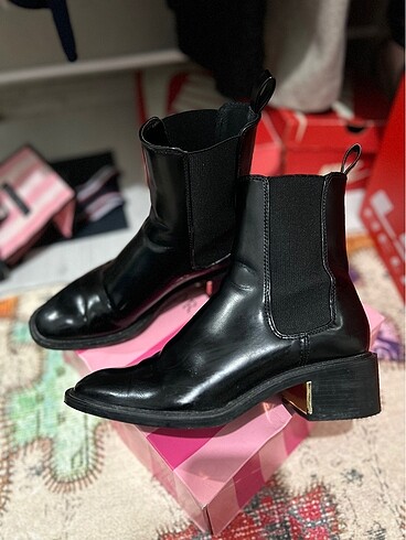36 Beden siyah Renk Zara bot