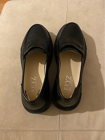 Diğer 37 Numara Siyah Yeni Loafer