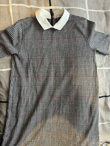 Pull and Bear Pull and Bear Babydoll mini çan elbise
