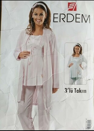 Erdem Lohusa 3'lü pijama takımı. 