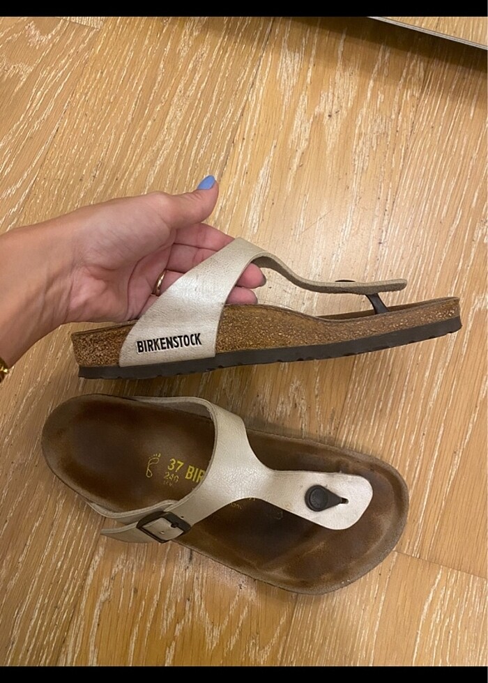Birkenstock Bej simli - Görsel 3