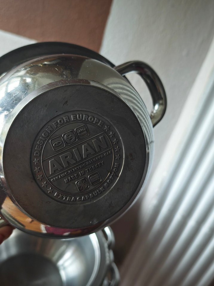 Gri Paslanmaz Çelik Tencere Seti satildi - Görsel 4