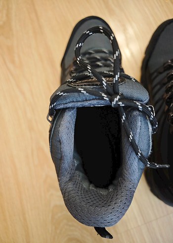 Gri Bağcıklı Erkek Biker Bot yeni scooter - Görsel 5