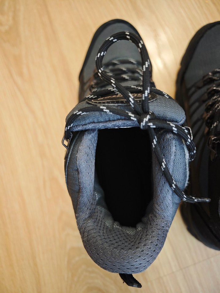 Gri Bağcıklı Erkek Biker Bot yeni scooter - Görsel 5