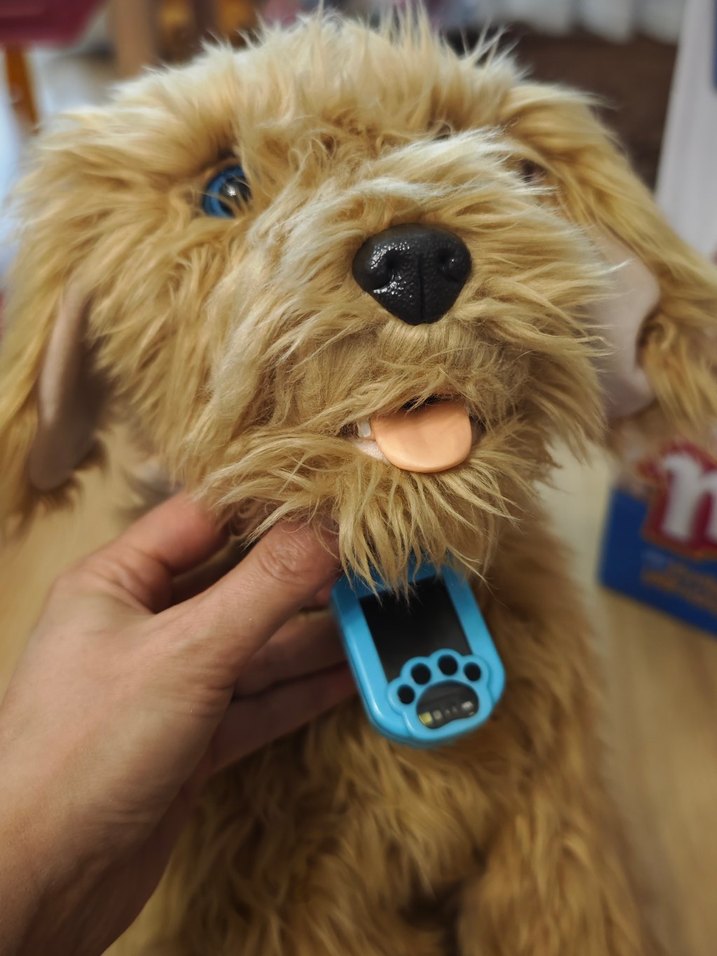 Pastel Kahverengi Peluş Oyuncak Köpek konusan köpek - Görsel 4