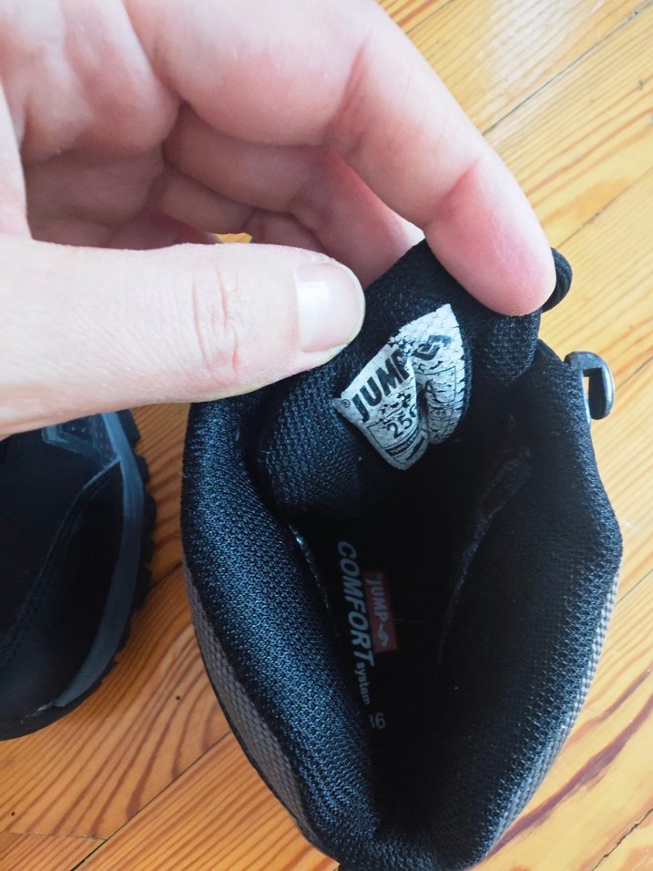 Erkek Siyah Bağcıklı Outdoor Spor Ayakkabı 36.5 - Görsel 3