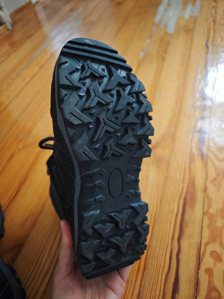 Erkek Siyah Bağcıklı Outdoor Spor Ayakkabı 36.5 - Görsel 4