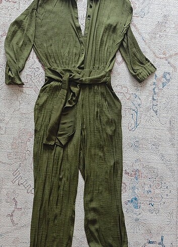 Stradivarius pamuk saten tulum  - Görsel 5