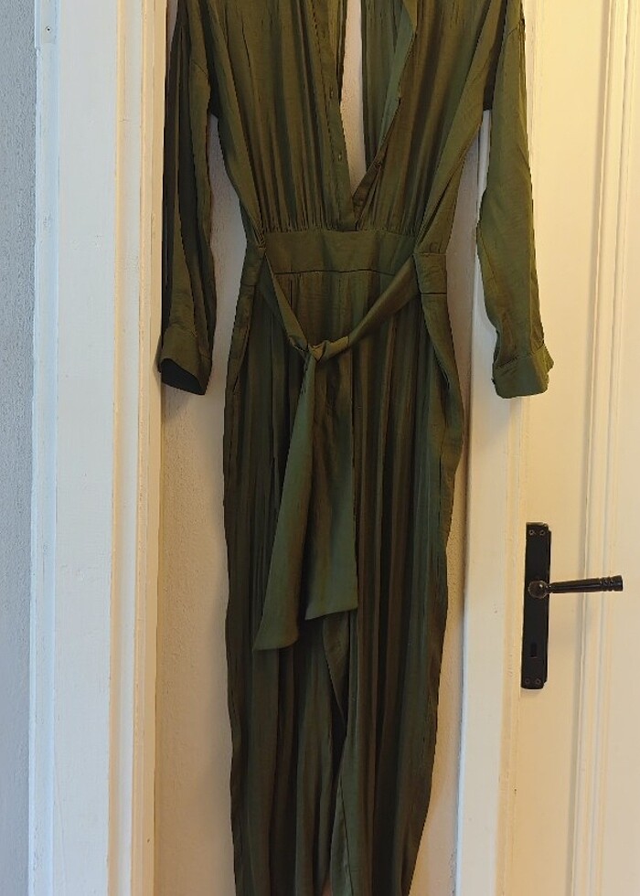 Stradivarius pamuk saten tulum  - Görsel 2