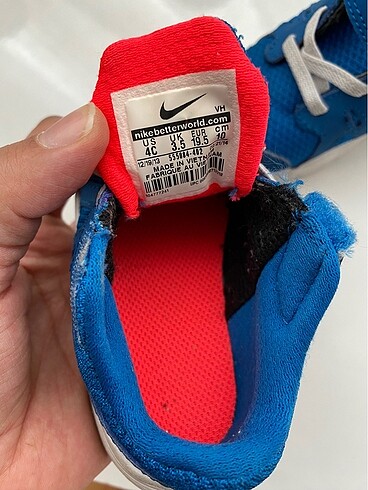 19 Beden lacivert Renk Orjinal Nike Bebek İlk Adım Ayakkabısı 19.5 Numara