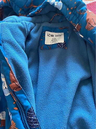 LC Waikiki Lcw Bebek İçi Polarlı Astronot Mont 6-9 ay
