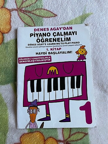 Demes Agaydan Piyano Çalmayı Öğrenelim 1. Kitap