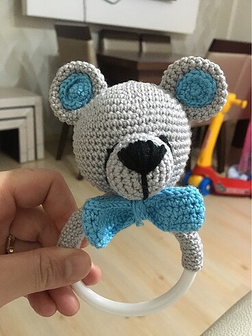  Beden Amigurumi çıngıraklı oyuncak
