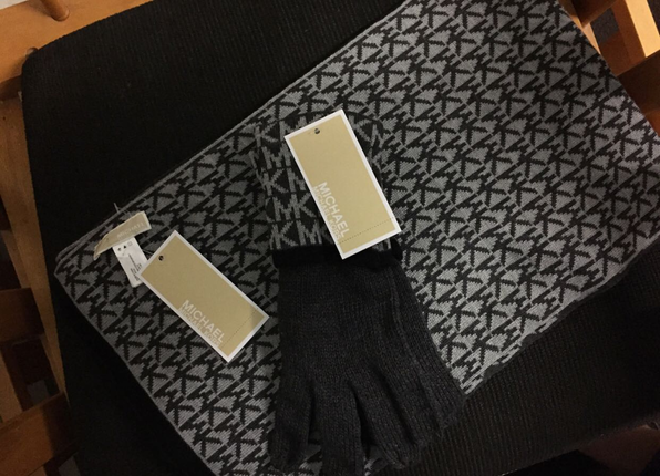 Michael Kors Micheal Kors atkı eldiven takımı