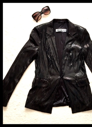 STRADIVARIUS Payetli şık blazer ceket