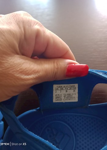 Adidas Adidas Erkek Çocuk Mavi Kaydırmaz Terlik