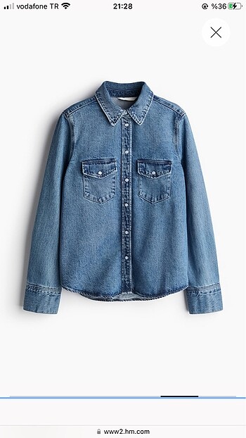 H&M Jean gömlek