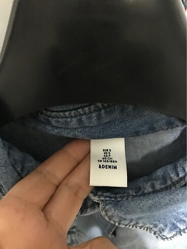 s Beden mavi Renk H&M Jean gömlek