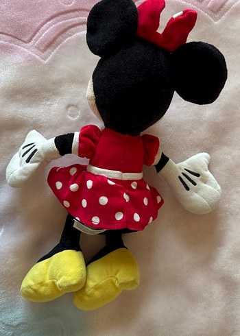 Beden Kırmızı Puantiyeli Minnie Mouse Peluş Oyuncak