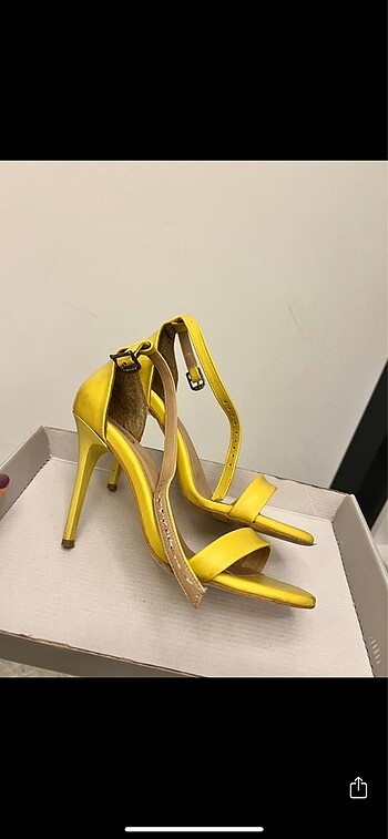 37 Beden Soft sarı bantlı ayakkabı