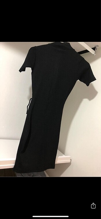 xs Beden siyah Renk Detaylı mini elbise