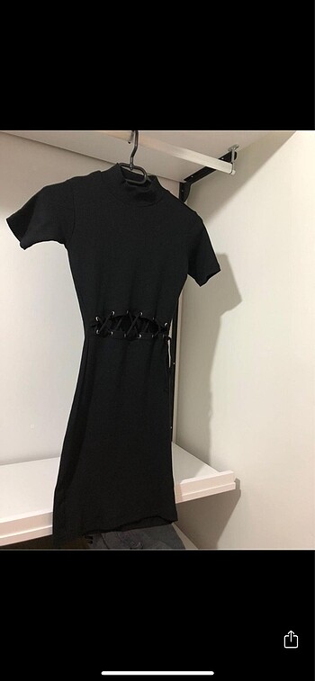 xs Beden Detaylı mini elbise