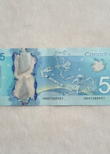  5 Kanada Doları