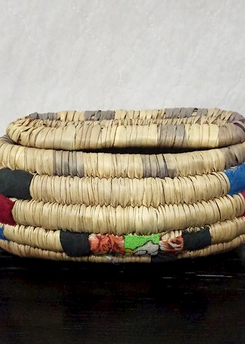 Vintage Handmade 'Örgü Sepet'