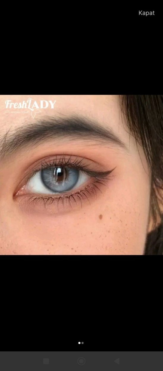 Doğal Görünümlü Bej Takma Kirpik - Görsel 2