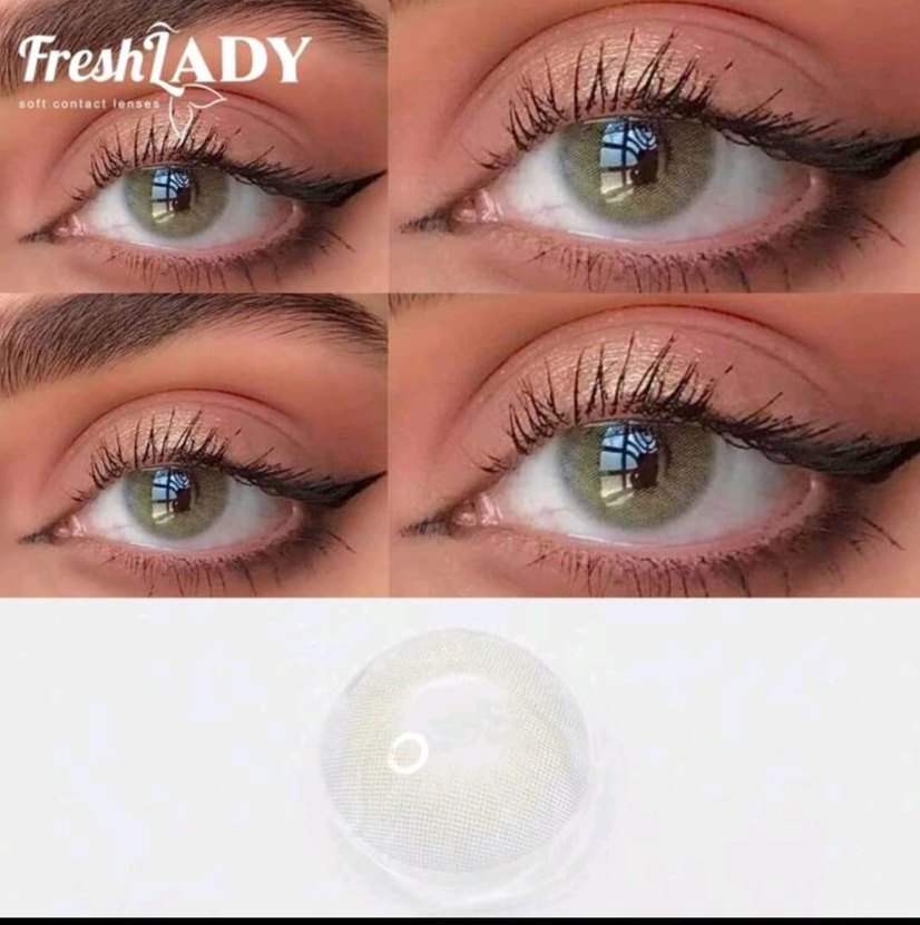 Bej Tüylü Gri Takma Kirpik - Görsel 3