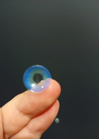 Açık Mavi Takma Kirpik - Görsel 3