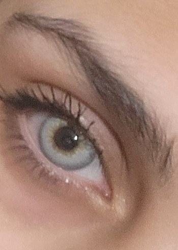 Bej Gri Takma Kirpik - Görsel 3