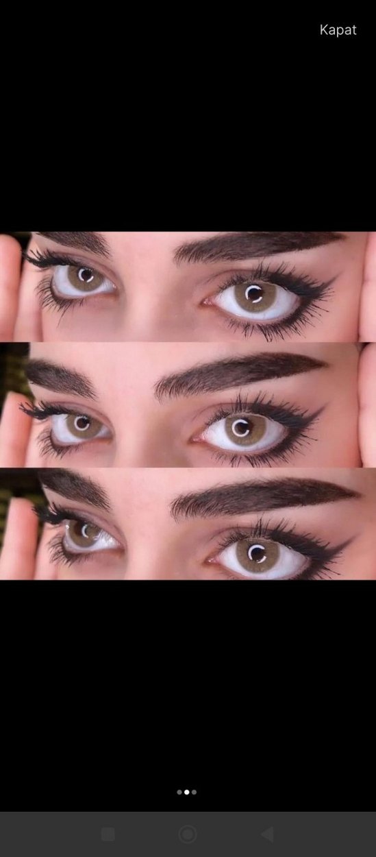 Parlak Bej Takma Kirpik - Görsel 2