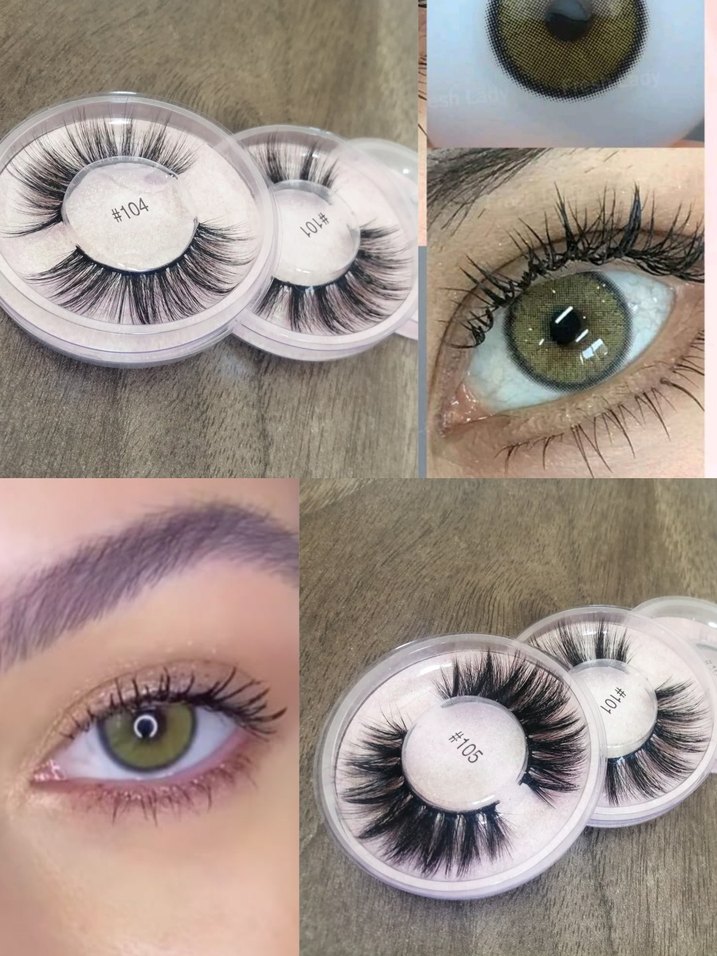 X Green Flare Koyu Yeşil Takma Kirpik - Görsel 2