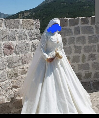 38 Beden beyaz Renk Gelınlık